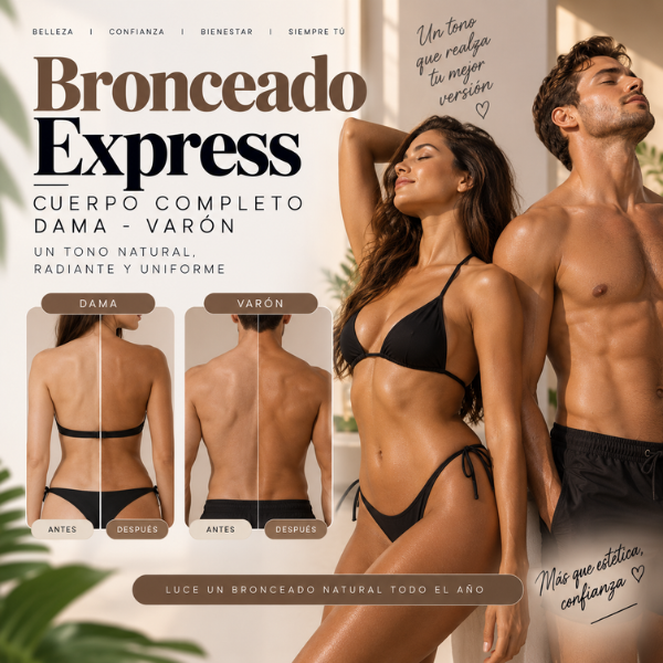 Bronceado Express Cuerpo completo Dama - Varón