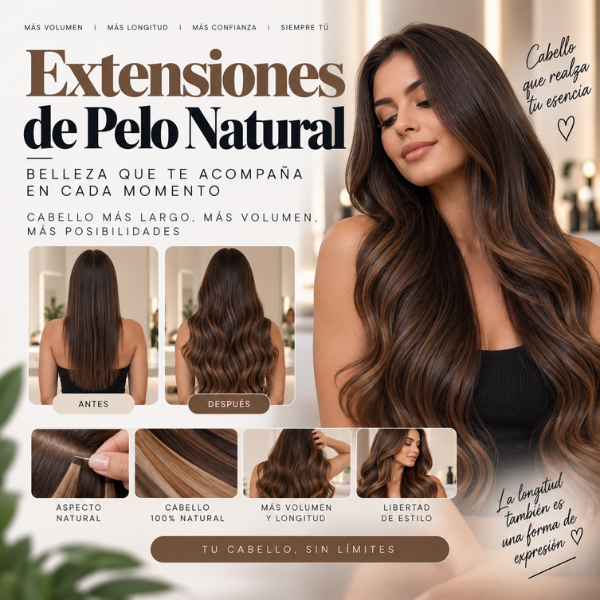 Extensiones de pelo Natural