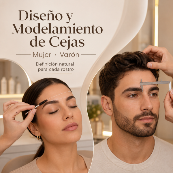 Diseño y Modelamiento de Cejas Mujer - Varón