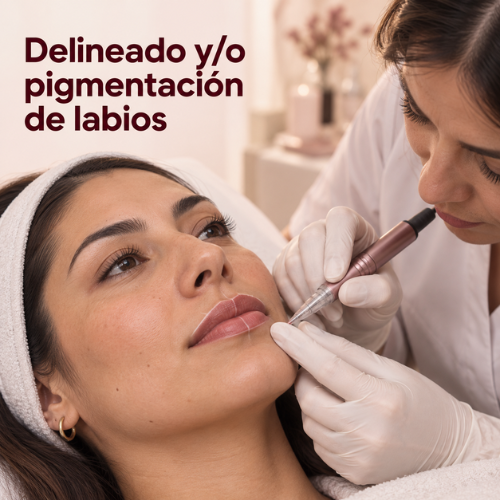 Delineado y/o pigmentación de labios